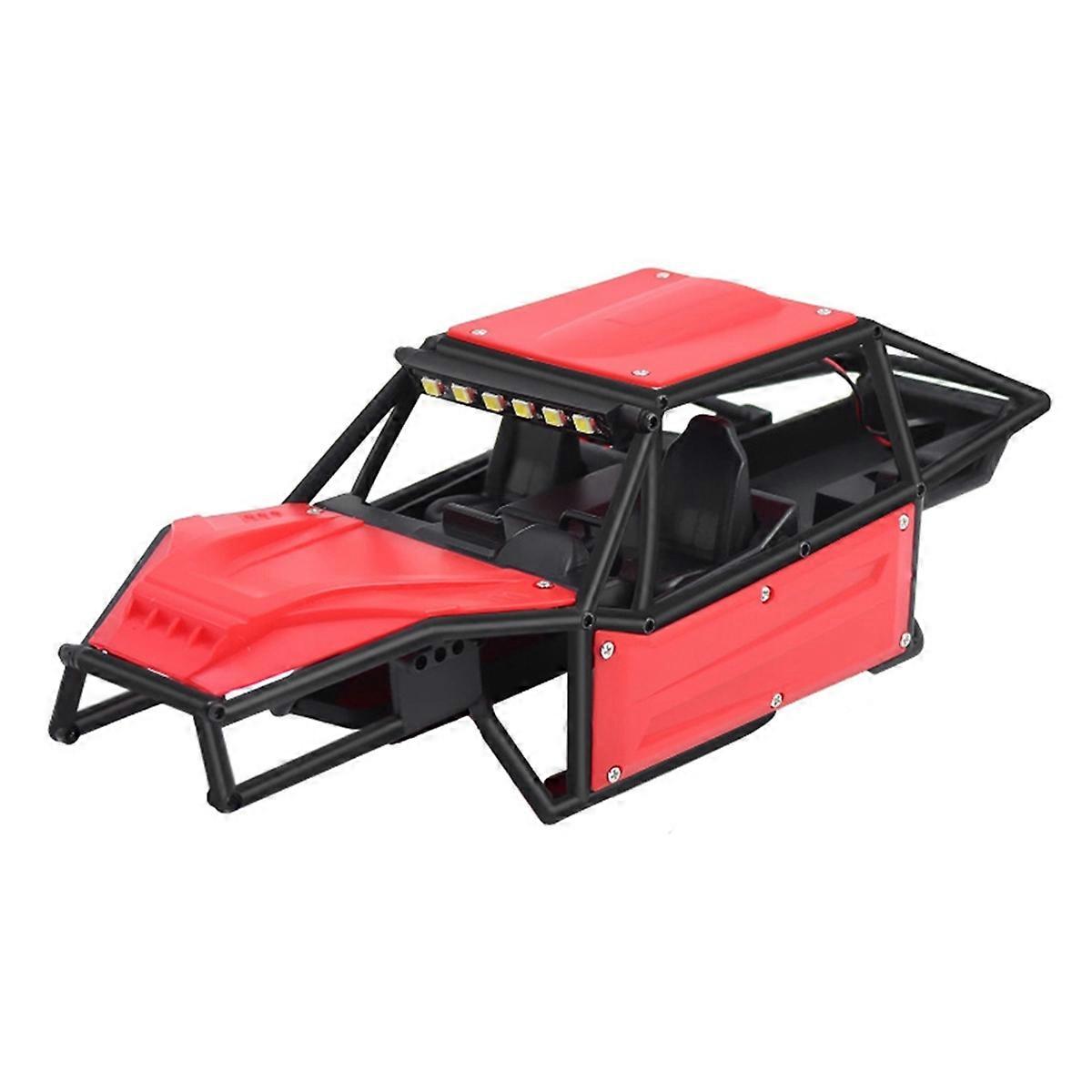 RC Car Body Shell Chassis Kit for 1/18 TRX4M Red