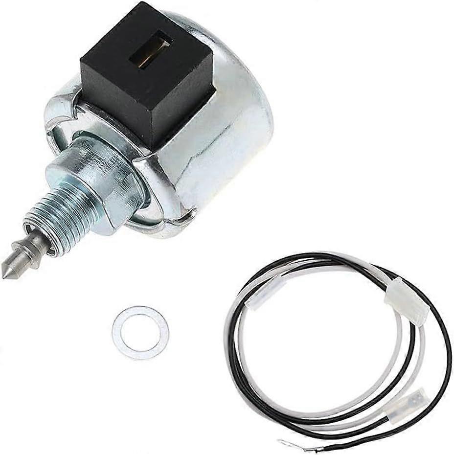 Replacement lawn and garden equipment engine carburetor solenoid valve, fits multiple models including 694393 846639
