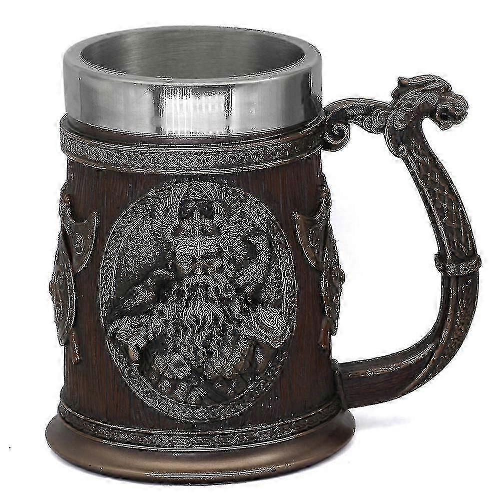 Viking Thor Mjolnir Beer Mug Odin Goblet 20 Oz