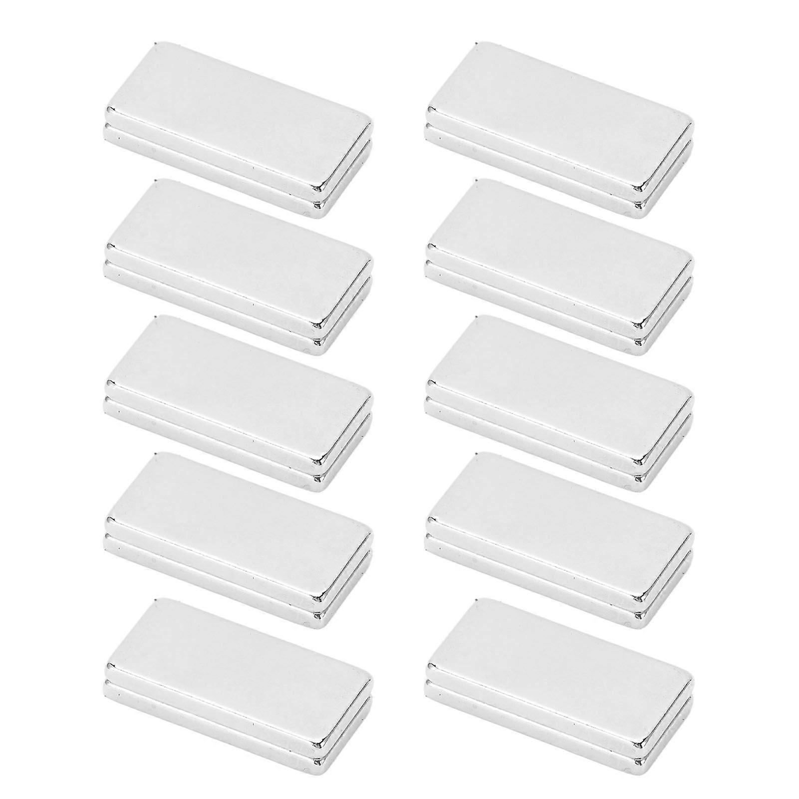 20pcs Neodymium Magnet Bars Set Well Coated Super Strong Magnets for DIY Projects Science Experiments
