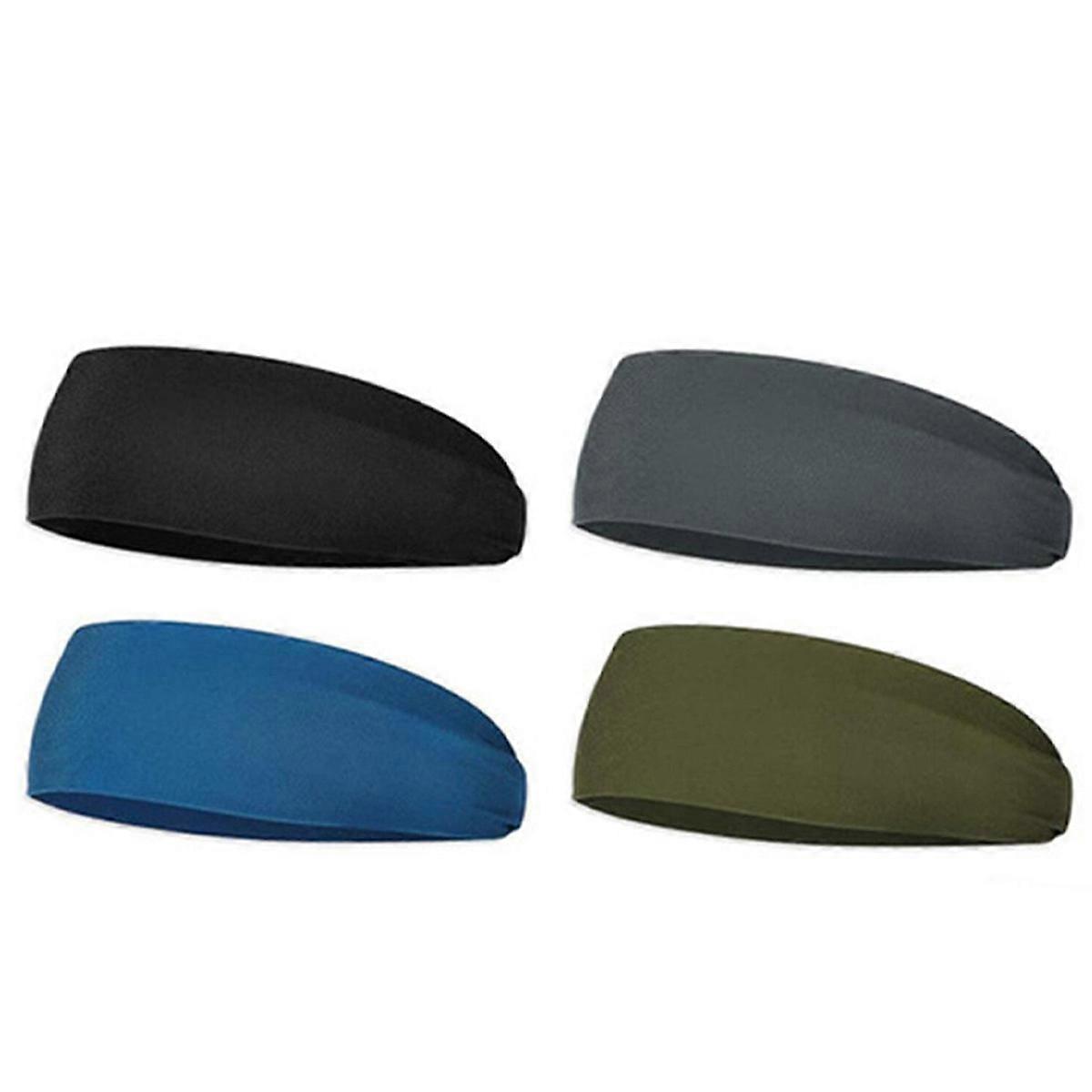 Quick Drying Headband, Non Slip Polyester Spandex Blend Anti Slip Moisture Wicking, Lightweight Stretchy Breathable Material for Practical Versatile