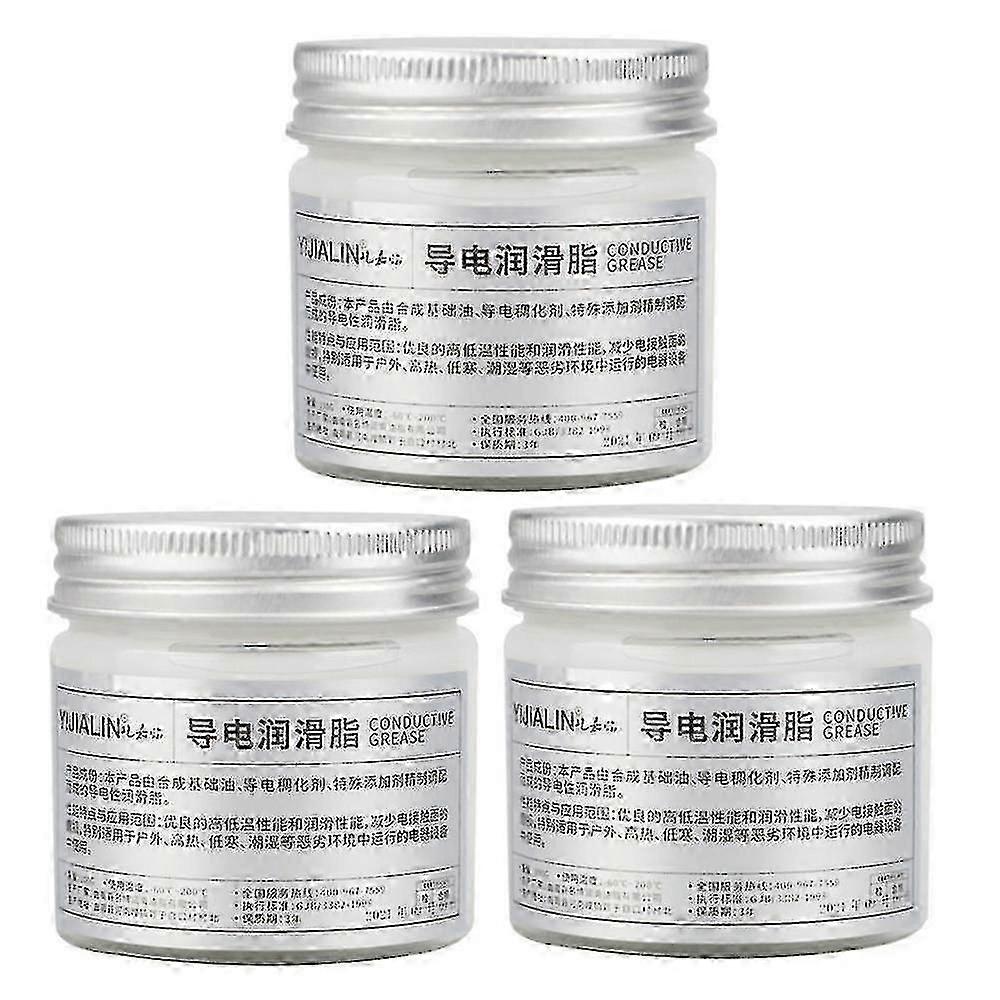 3Pcs 100g Electric Contact Grease Conductive Paste Electricity Compound For Power