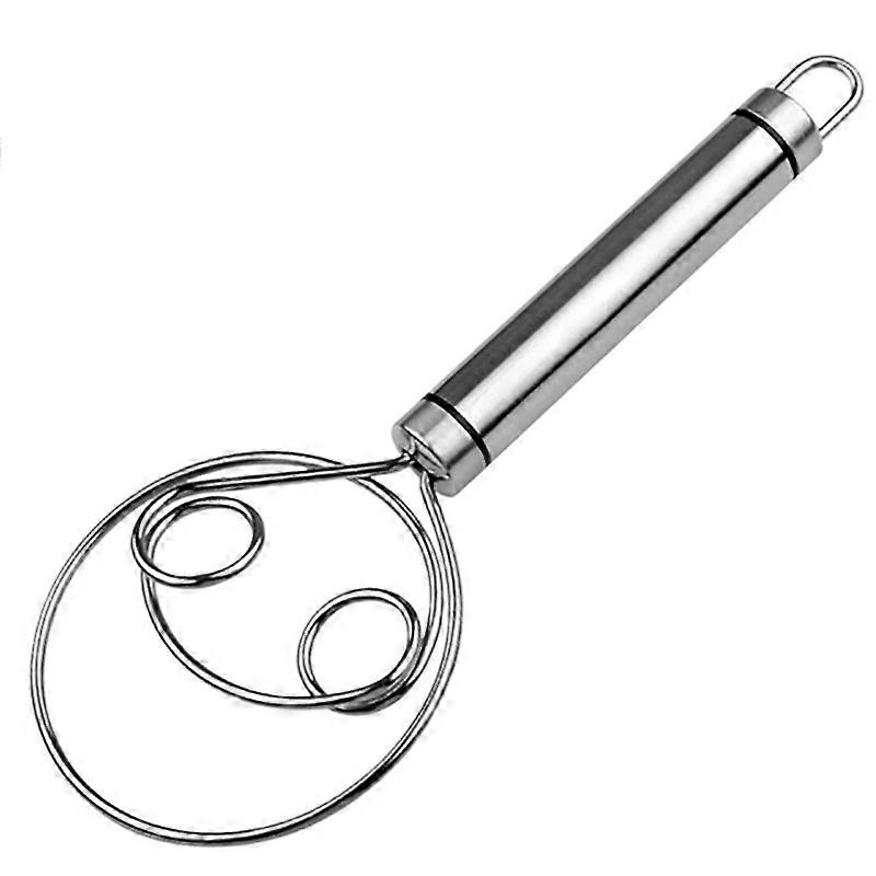 Danish Dough Whisk Stainless Steel Tools for Bread, Pastry or Pizza
