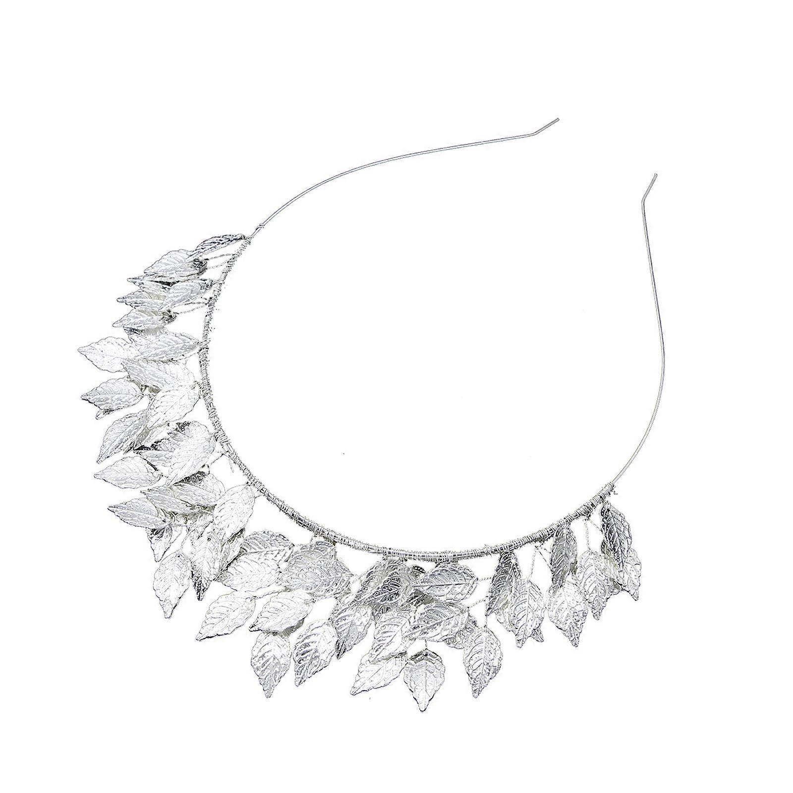 סרט לחתונה Brdial כיסויי ראש פנינים אביזרי שיער זהב כסף נזרים לנשים אביזר למסיבת נשף