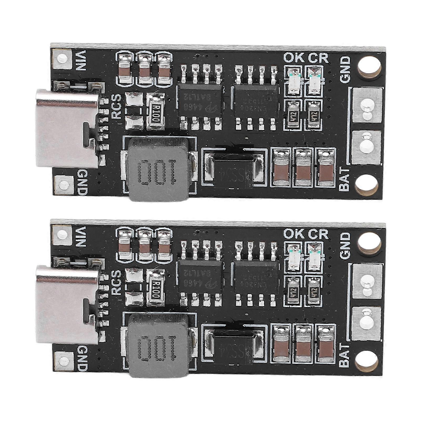 2pcs Battery Charger Module 4S Type C To 16.8V Boost Lithium Battery Board for Battery Charger