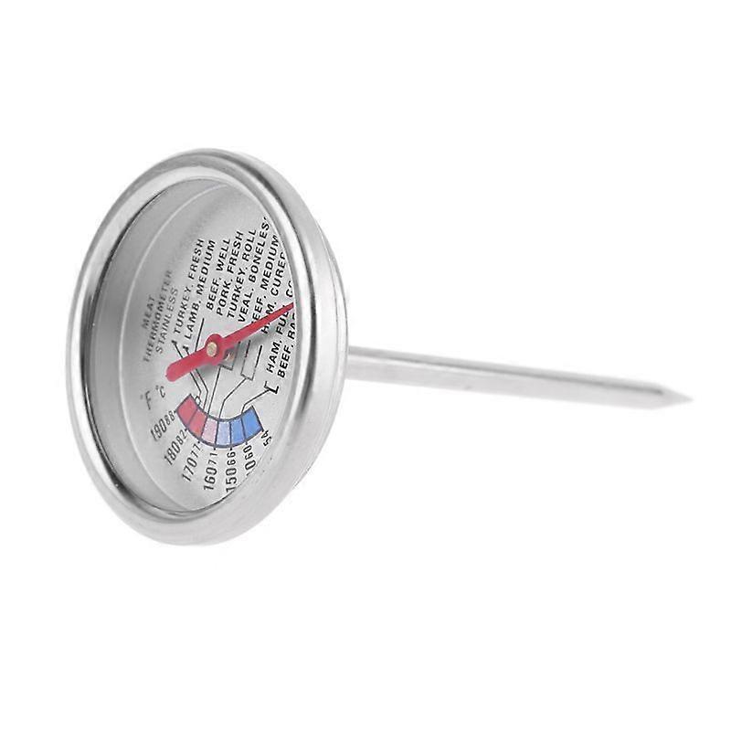 Deep Fry Thermometer Instant Read 12in Dial Meat BBQ Thermometer for Brewing