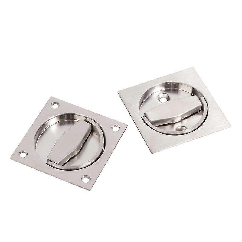 304 Stainless Steel Concealed Handle Square Hidden Handle Fire Door Pull Ring Fire Invisible Door Handle