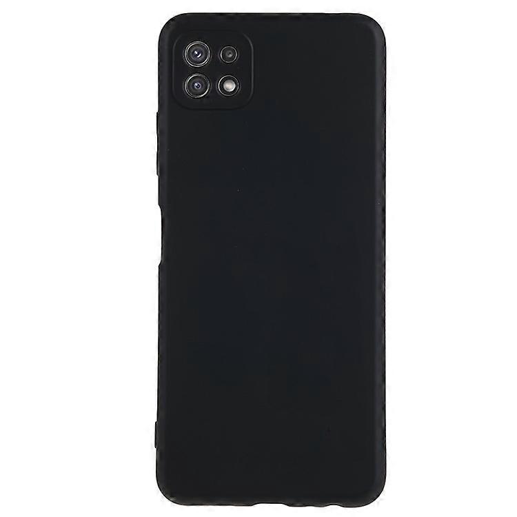 Compatible For Samsung Galaxy A22 5G (EU Version) Fiber Lining Rubberized TPU Cover Drop Resistant Phone Case