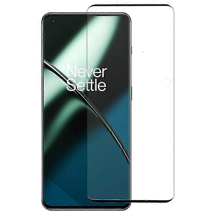 Compatible For OnePlus 11 5G HD Clear Medium Aluminum Glass Screen Protector Side Glue Anti-scratch Tempered Grass Film