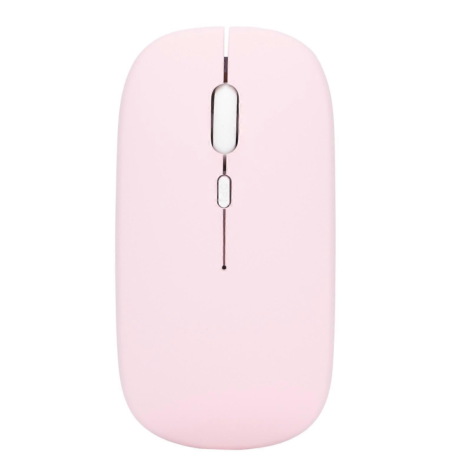 Wireless Mouse Mute Smart UltraThin Portable Gaming Office Computer Accessories(Pink )