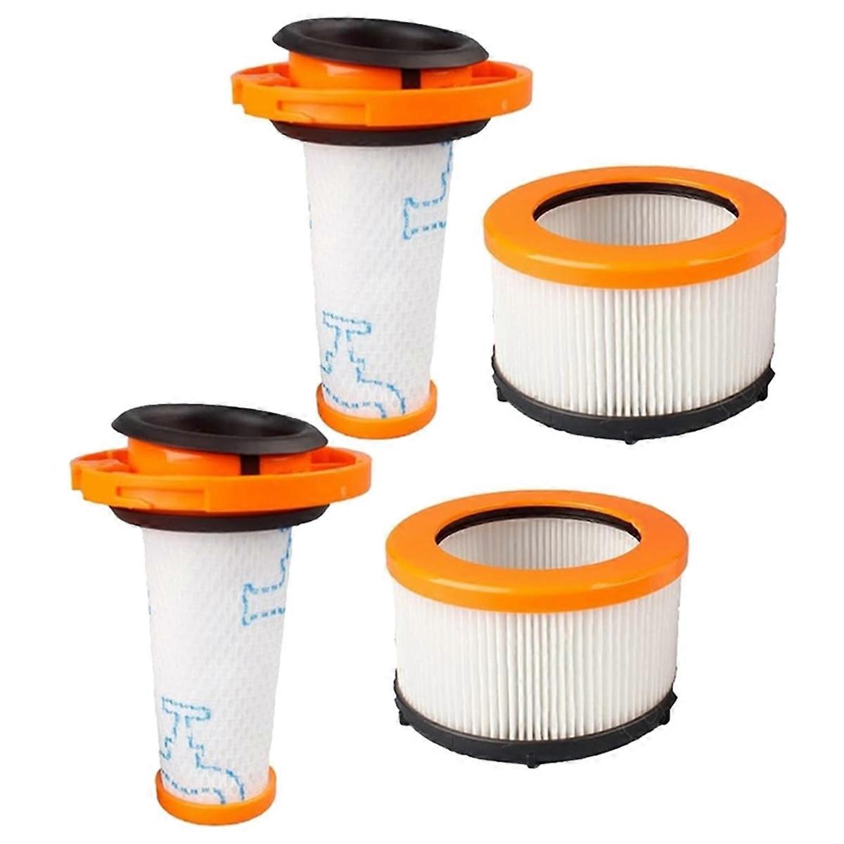 Filtro sottovuoto 4PCS per Rowenta X-FORCE FLEX 9.60 RH20xx ZR009010 ZR009012 Pezzi di ricambio Clea efficiente