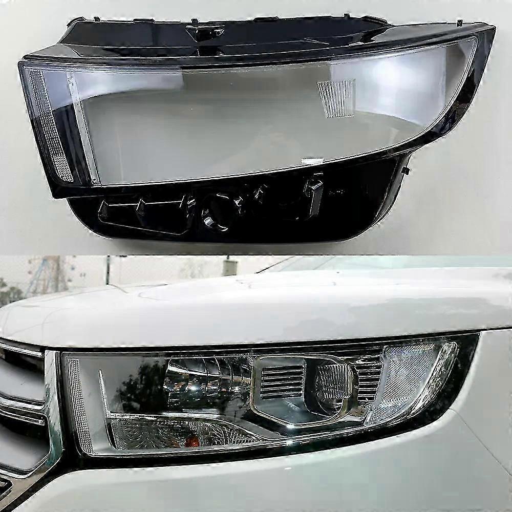For Ford Edge 2015 2016 2017 2018 Headlight Cover Headlamp Lamp Shell Transparent Lens Plexiglass Replace Original Lampshade