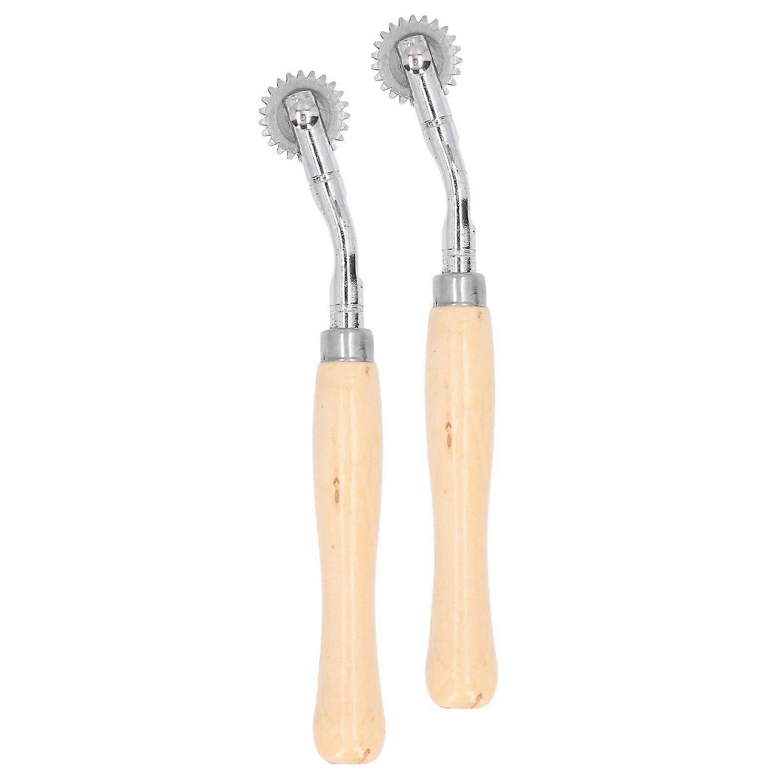 Perforator Tool, Tracing Wheel 2PCS For Leather For Cloth For Paper