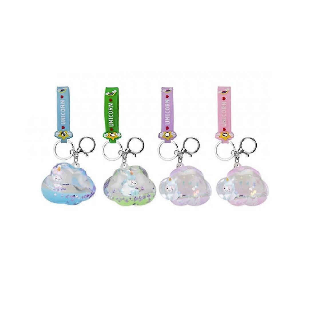 Mochi Pop! Kawaii Acrylic Cloud Charm Keyring With Strap Assorted Design