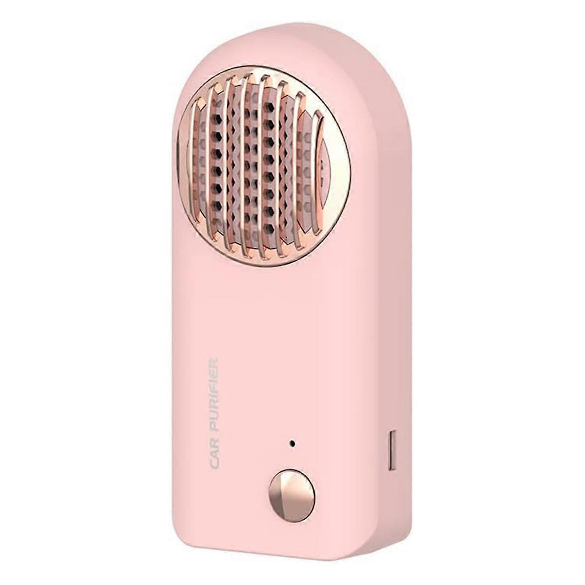 Car Odor Eliminator Electronic Intelligent Home Refrigerator Odor Eliminator Ozone Purifier Smart USB Deodorizer Pink