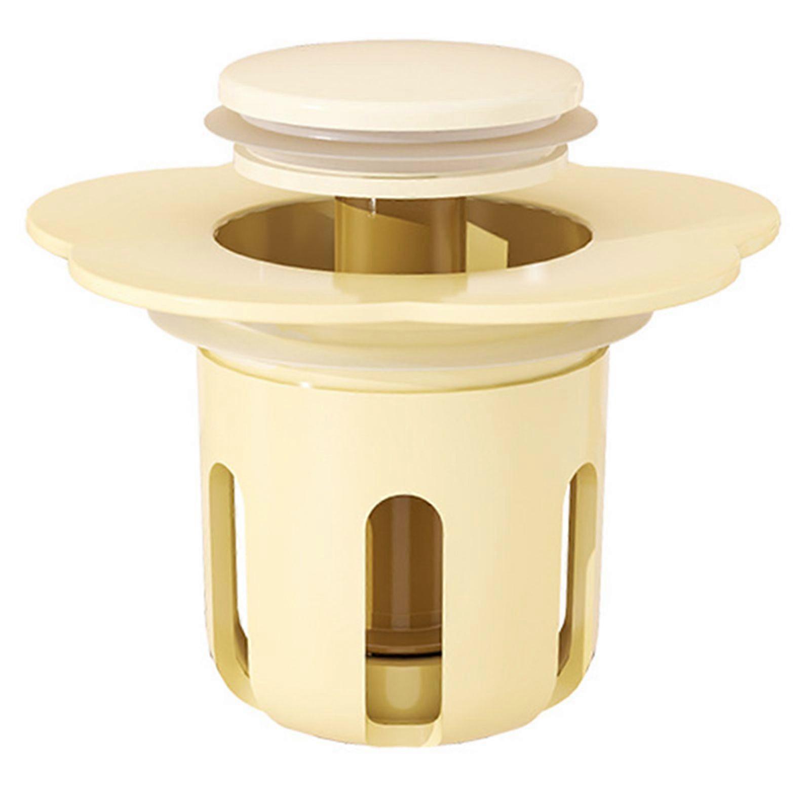 Washbasin Filter Leaking Plug Flower Shape Bathroom Sink Stopper with Anti Clogging Basket for Household Use