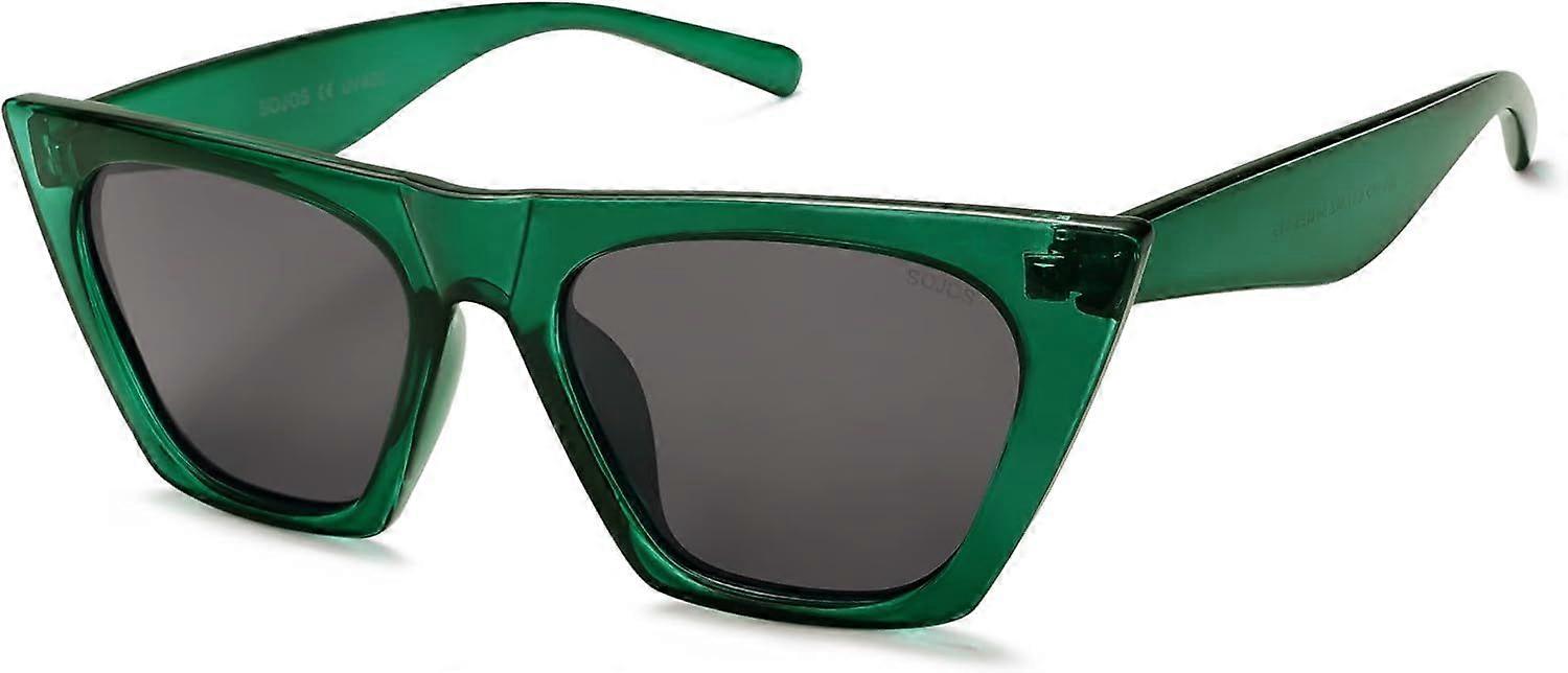 SCSYV Oversized Square Cateye polarisoidut aurinkolasit naisille Miehet Isot trendikkäät aurinkolasit