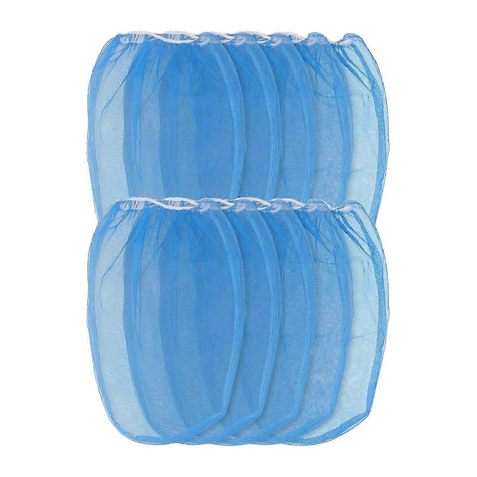 10 Pack of Durable Mesh Paint Strainer Bags - Portable Elastic Top Easy to Open and Reusable Filtering Pouches for Versatile Use