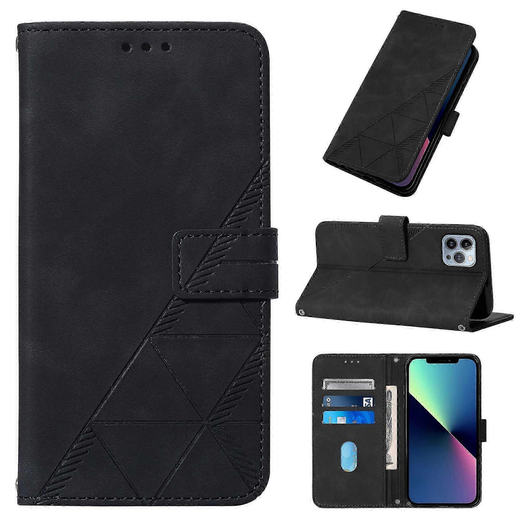 iPhone 13 Pro Max Compatible Wallet Case with Flip Stand Card Slots and Protective Cover