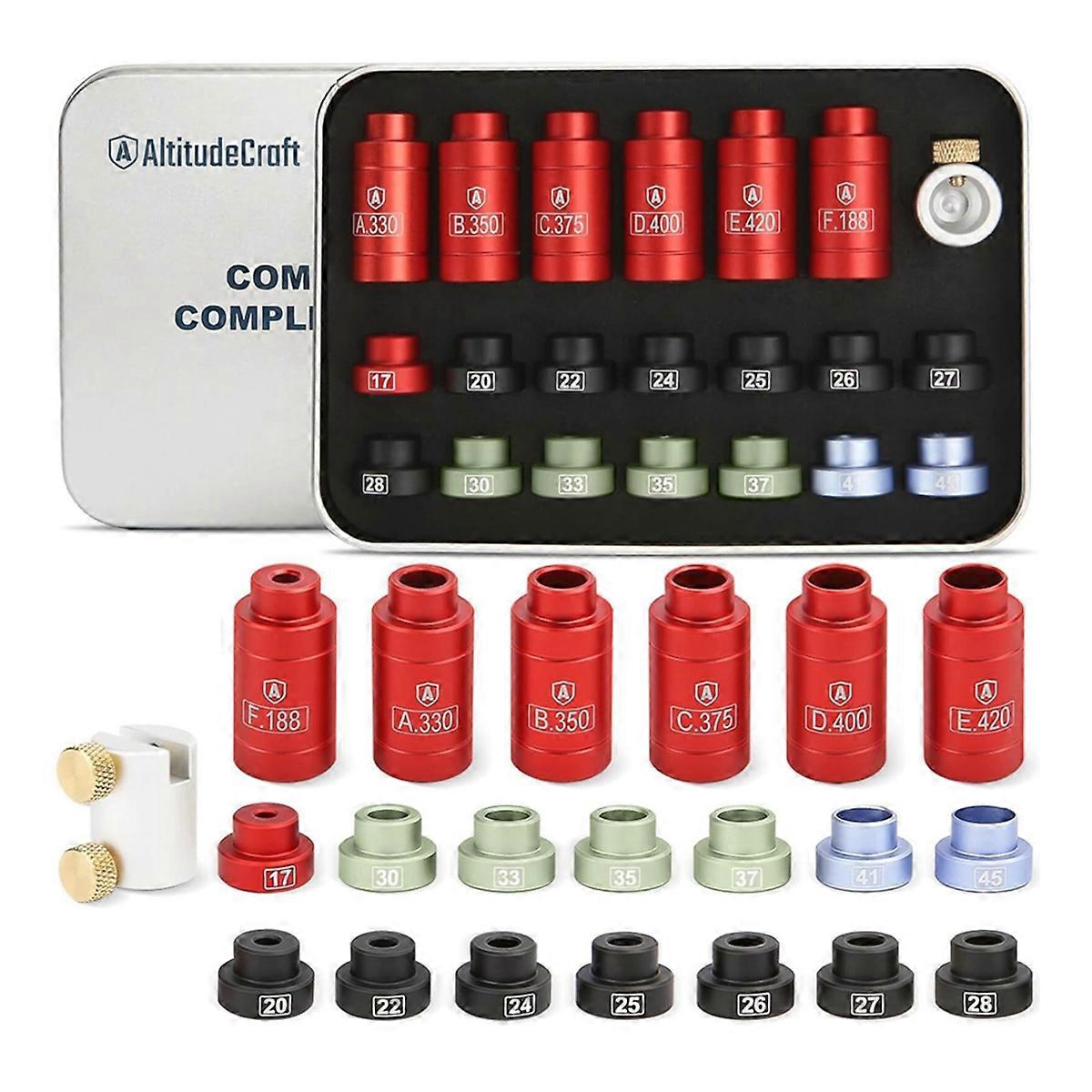 Precision Hunting Comparator Kit Reloading Headspace Gauge Comparator Kit Inserts 17-45 Inches