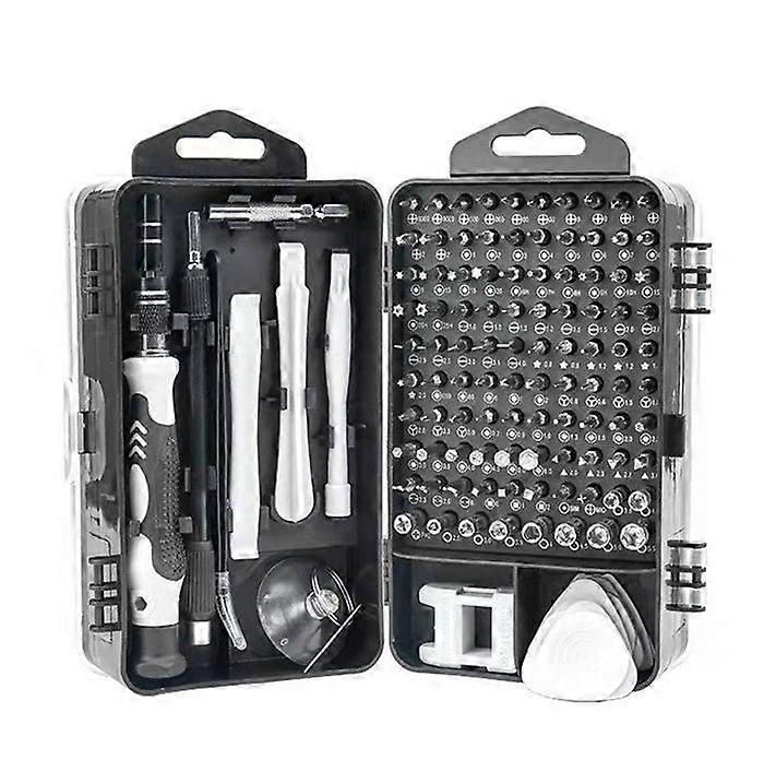 Cross-border 115-in-1 screwdriver set watch mobile phone disassembly repair hardware tool