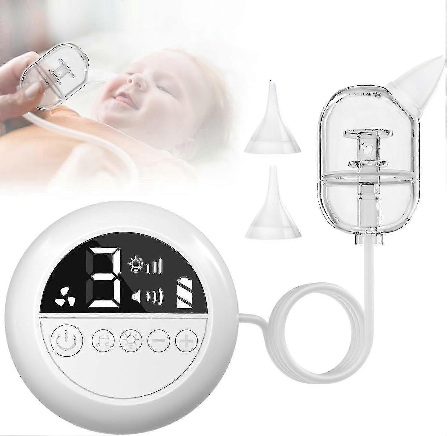 Aspirator Baby, Sucker 9 Suction Levels Electric Aspirator For Babies Automatic For Newborn Toddler