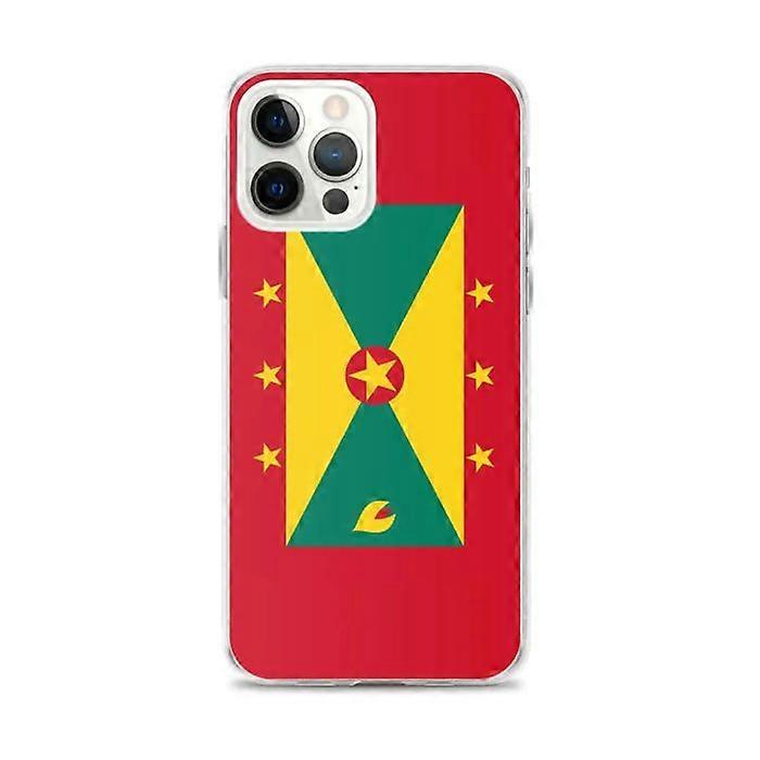 Phone Case - PIXELFORMA - Grenada Flag - Compatible with iPhone 12 Pro Max - Flexible - Shockproof
