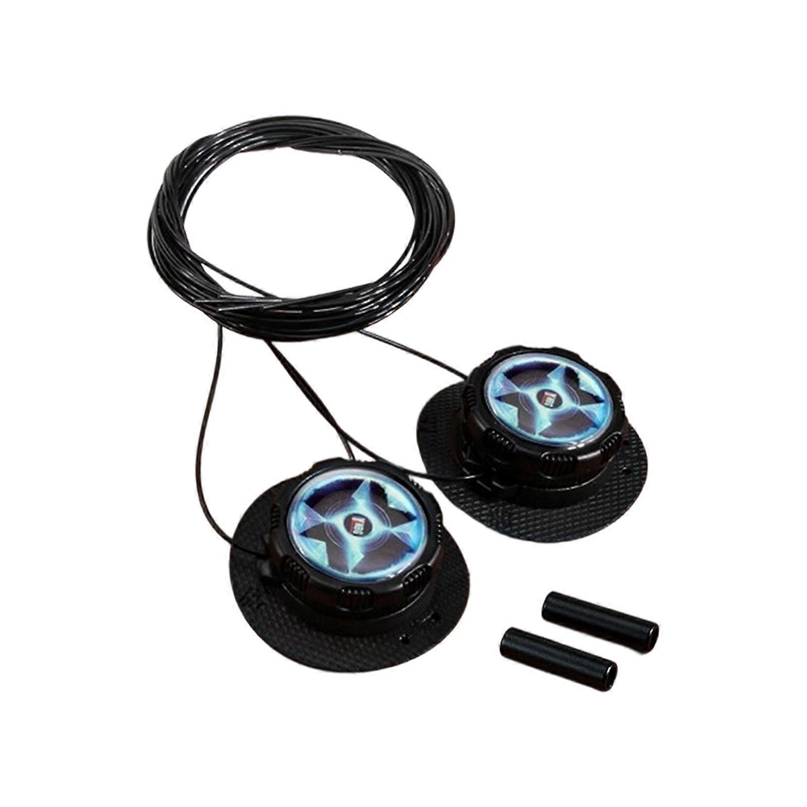 Set of 2 Automatic Screw Lock Shoelaces with Metal Wire Design Without Tying Sneaker Shoe Strings for Various Shoe Types No. 9 black