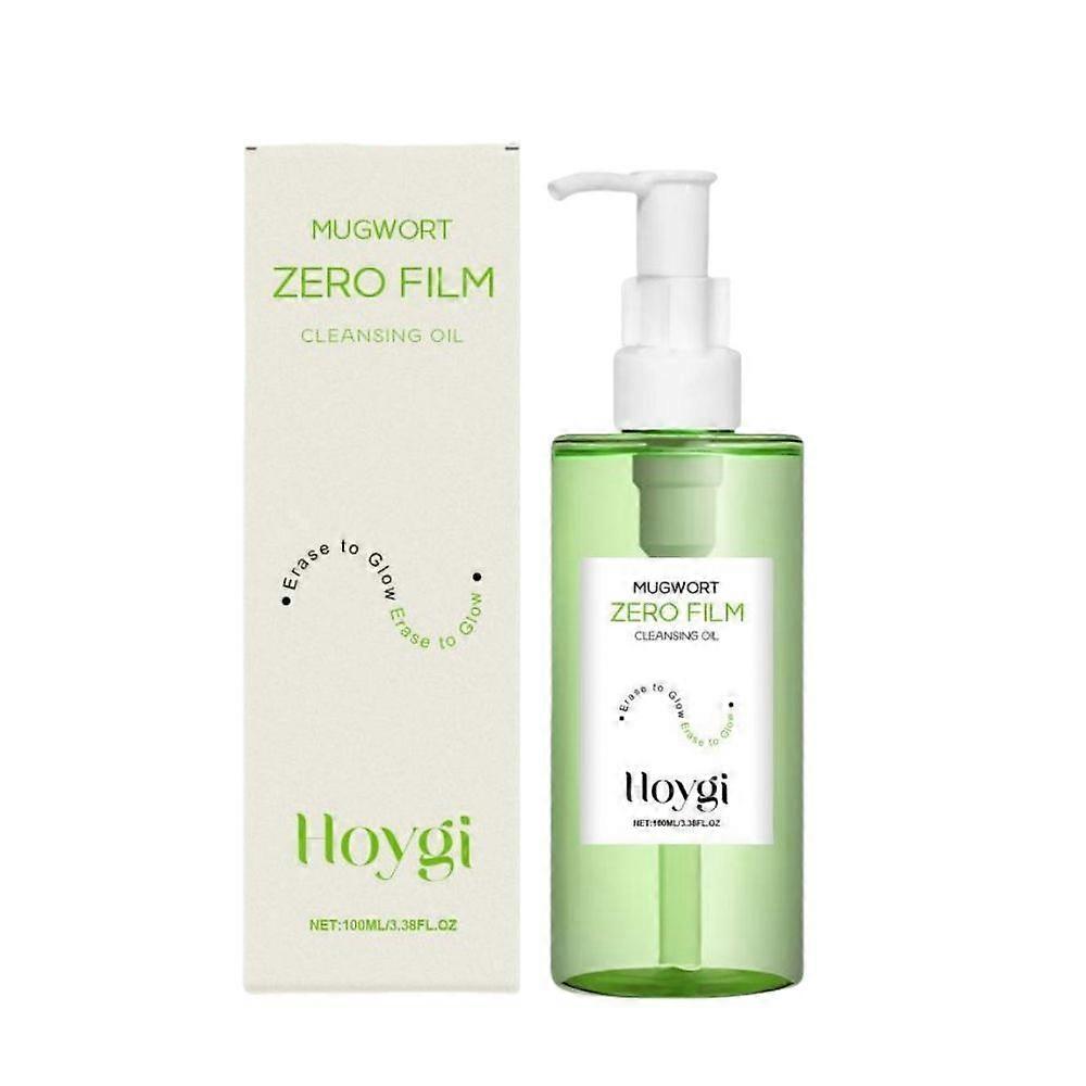 Mugwort Zero Film Cleansing Oil، 100 مل زيت منظف مكياج الوجه، مكياج يومي