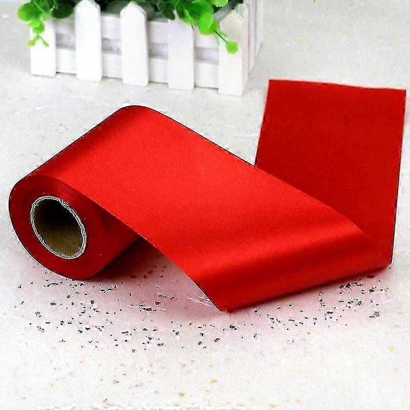 Gift Wrapping Red Ribbon Suitable for Various Occasions (10cm 20m)