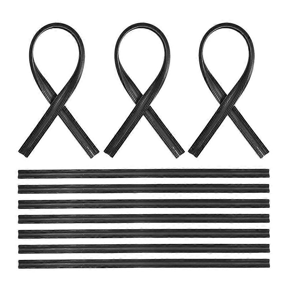 10pcs Rubber Refill Windshield Wiper Rubber Inserts Windshield Wiper Refills Replacements