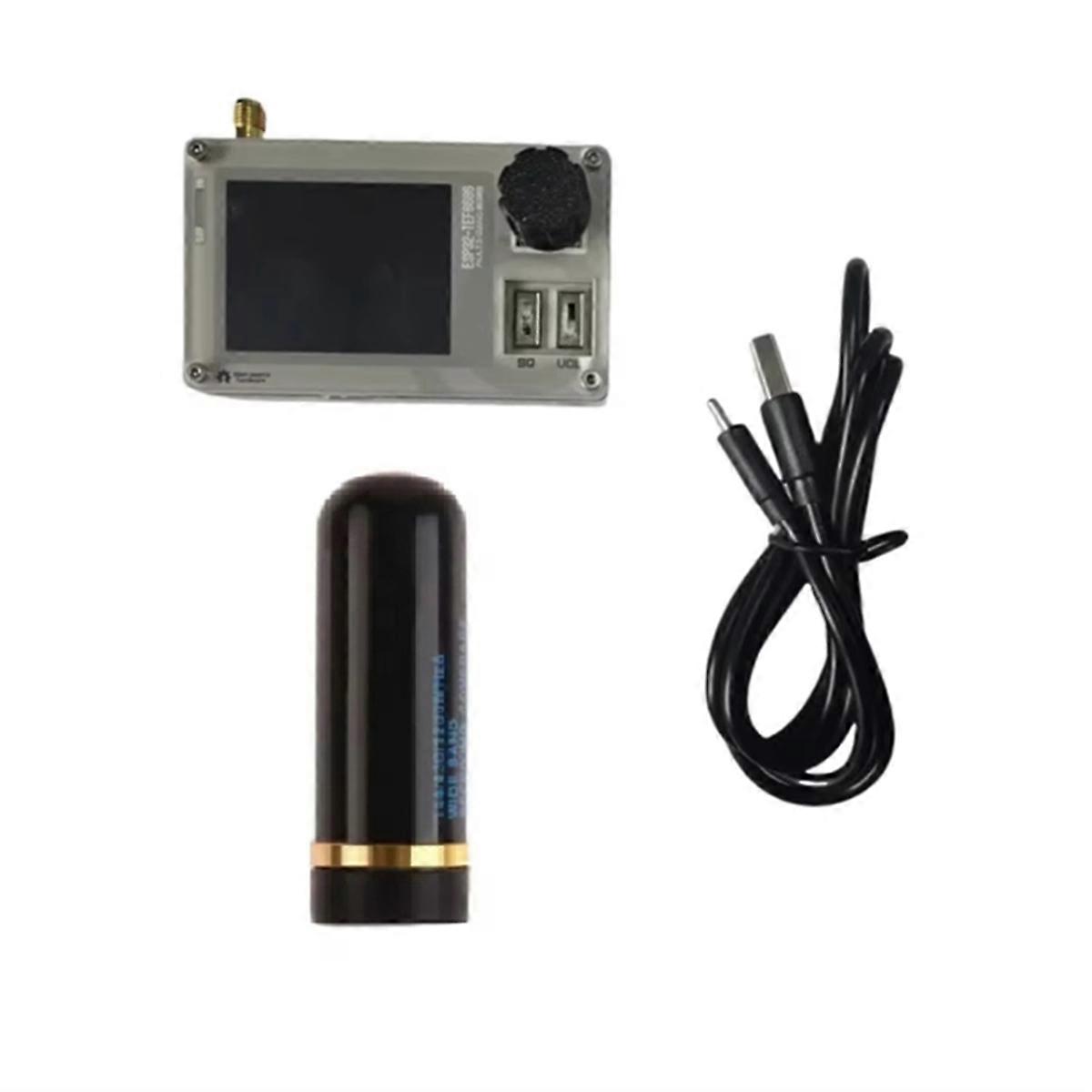 Mini récepteur radio TEF6686 ESP32 à bande complète FM/LW/MW/SW, écran IPS 2 pouces