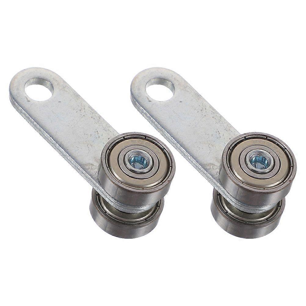 2pcs Window Door Two Wheels Struts Channel Trolley Window Door Roller Wheels