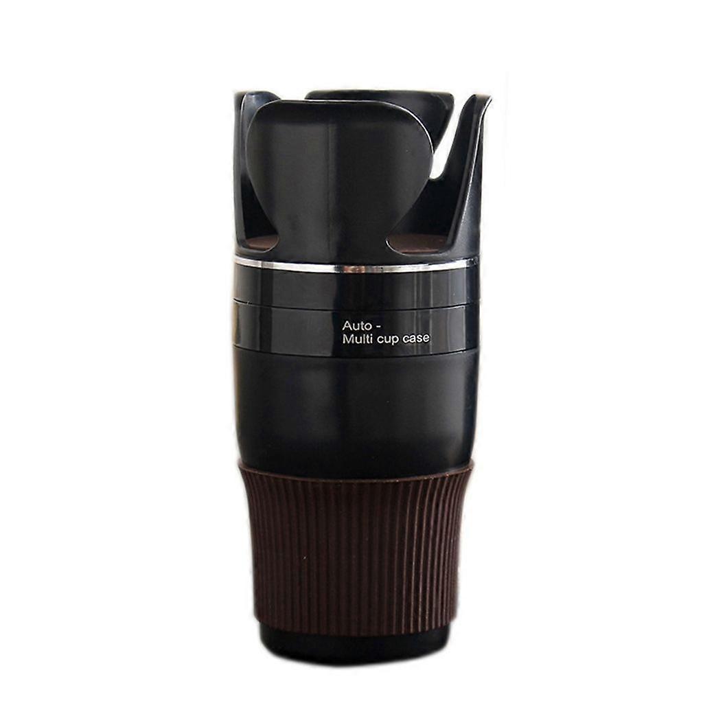 Car Beverage Holder and Key Organizers 360 Rotating Multifunctional Car Bottle Mount Car Beverage Rack with Key Storage