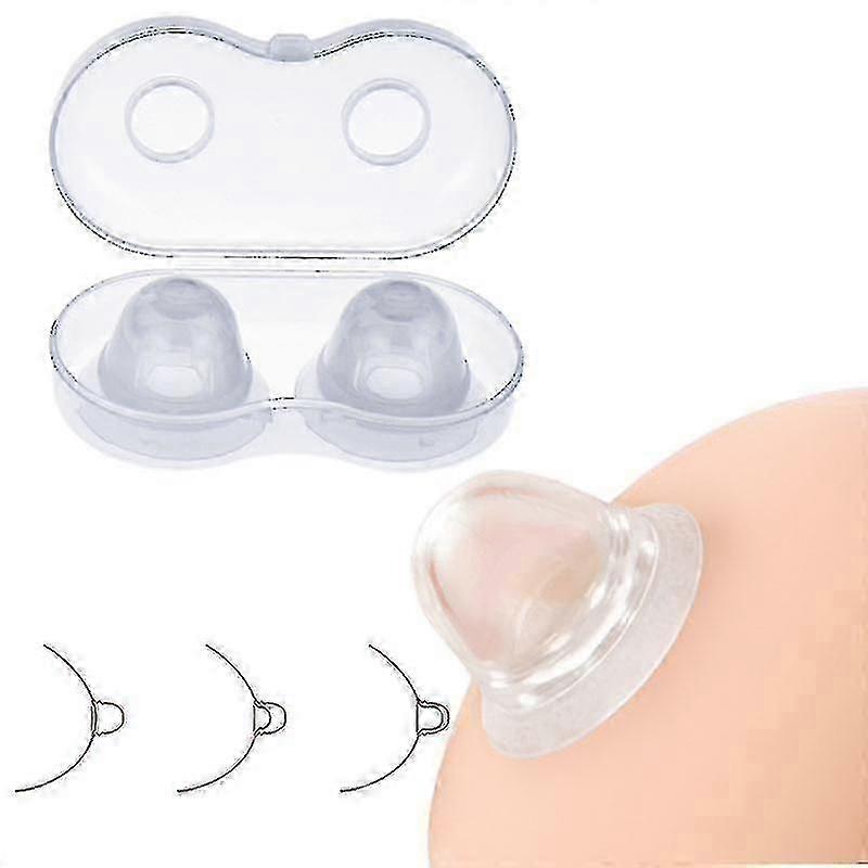 Silicone Nipple Correction Niplette Nipple Shield Sucker Corrector Flat 2pcs Corrector Flat Silicone Nipple Breast Correction