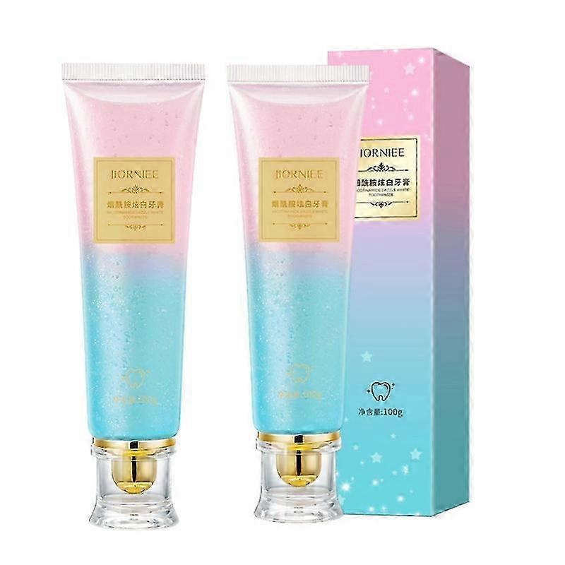 2x Niacinamide Whitening Toothpaste, Natural Niacinamide Toothpaste,Teeth Whitening 2025