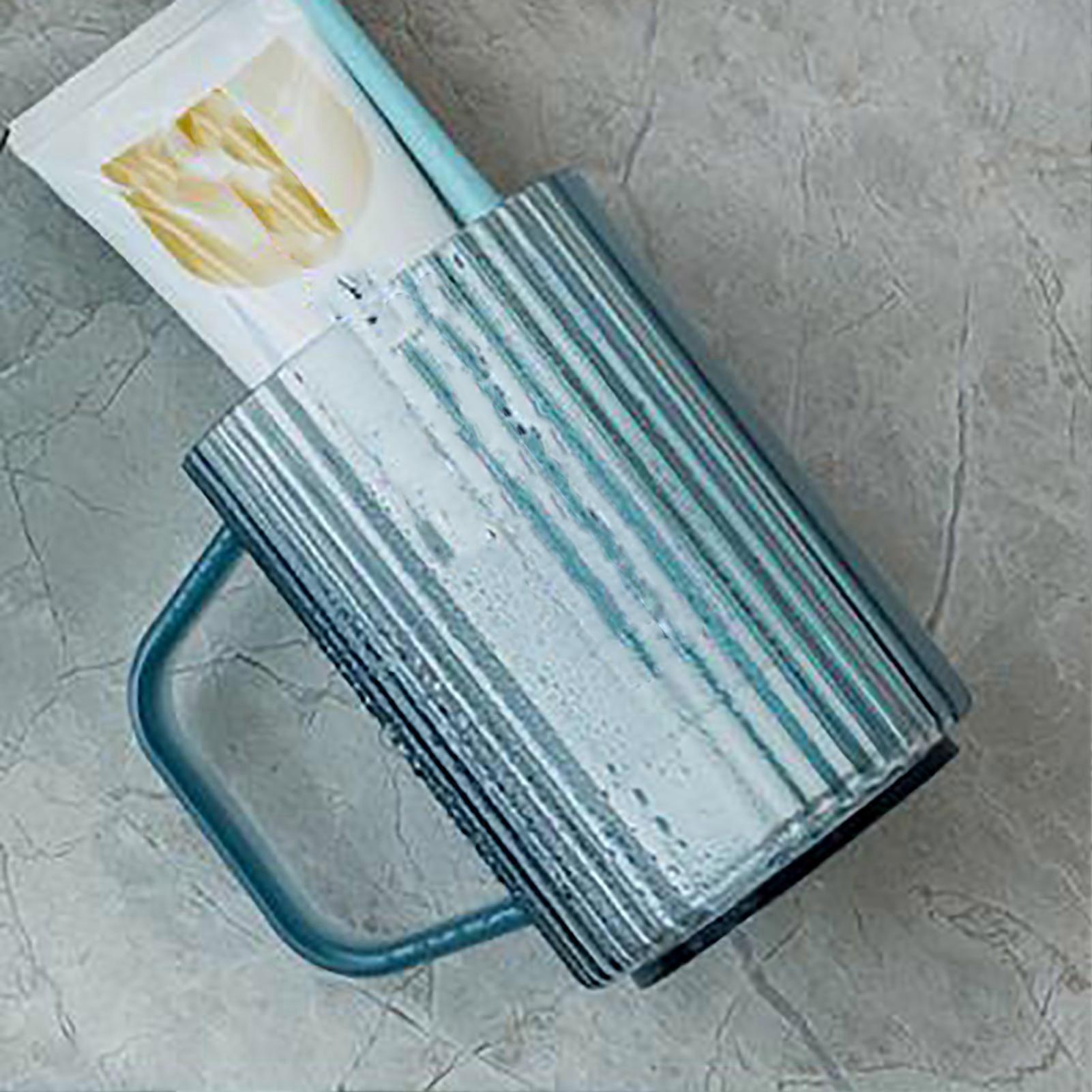 Transparent Toothbrush Cup Multifunctional Comfortable Handle Plastic Cup for Home Bathroom 