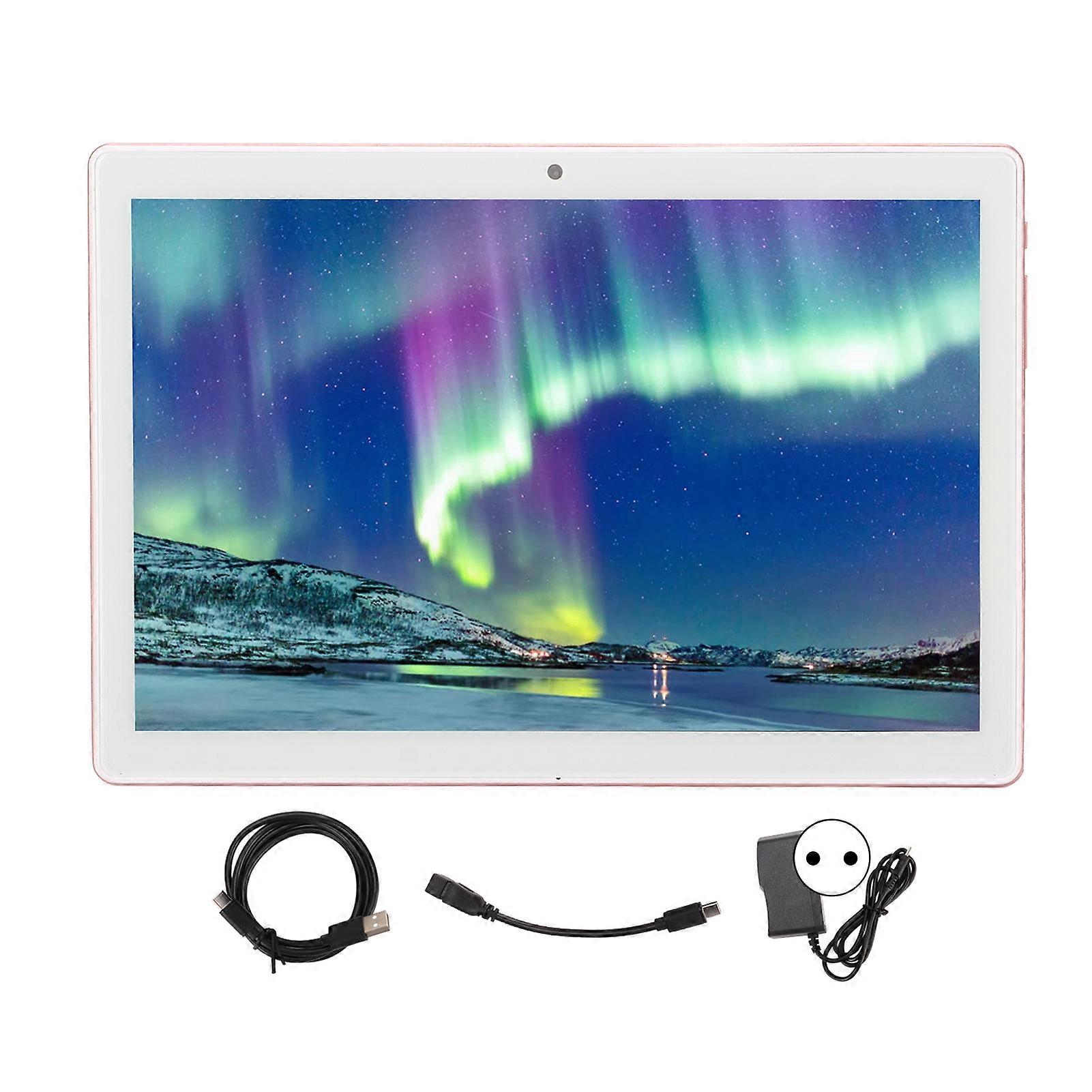 Tablettes 10,1 pouces Quad Core pour Android 11, 2 Go de RAM, 32 Go de ROM, Wi-Fi, grand écran HD IPS, tactile, ultra fines, 100-240 V