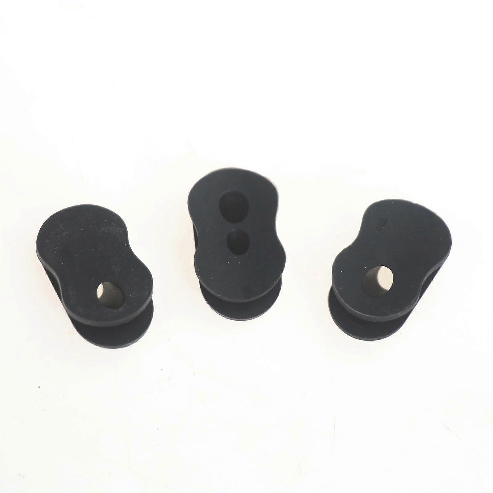3pcs Dust Plug Silicone Plug Silicone Plug Cap Black Silicone Gels Plug