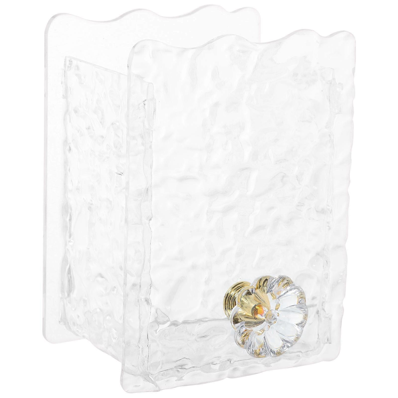 Bathroom Wall Storage Acrylic Tooth Brush Holder For Shower Simple and Practical Ventilation Wall-mounted 1Pcs