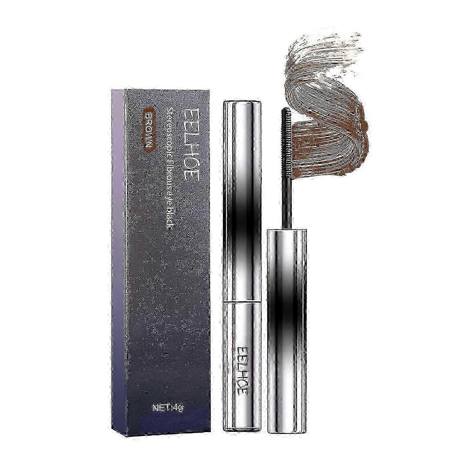 EELHOE Curl Your Mascara, Eyelashes Black Beautiful Natural Thick Sweat-Proof, Not Smudgy, Not Makeu