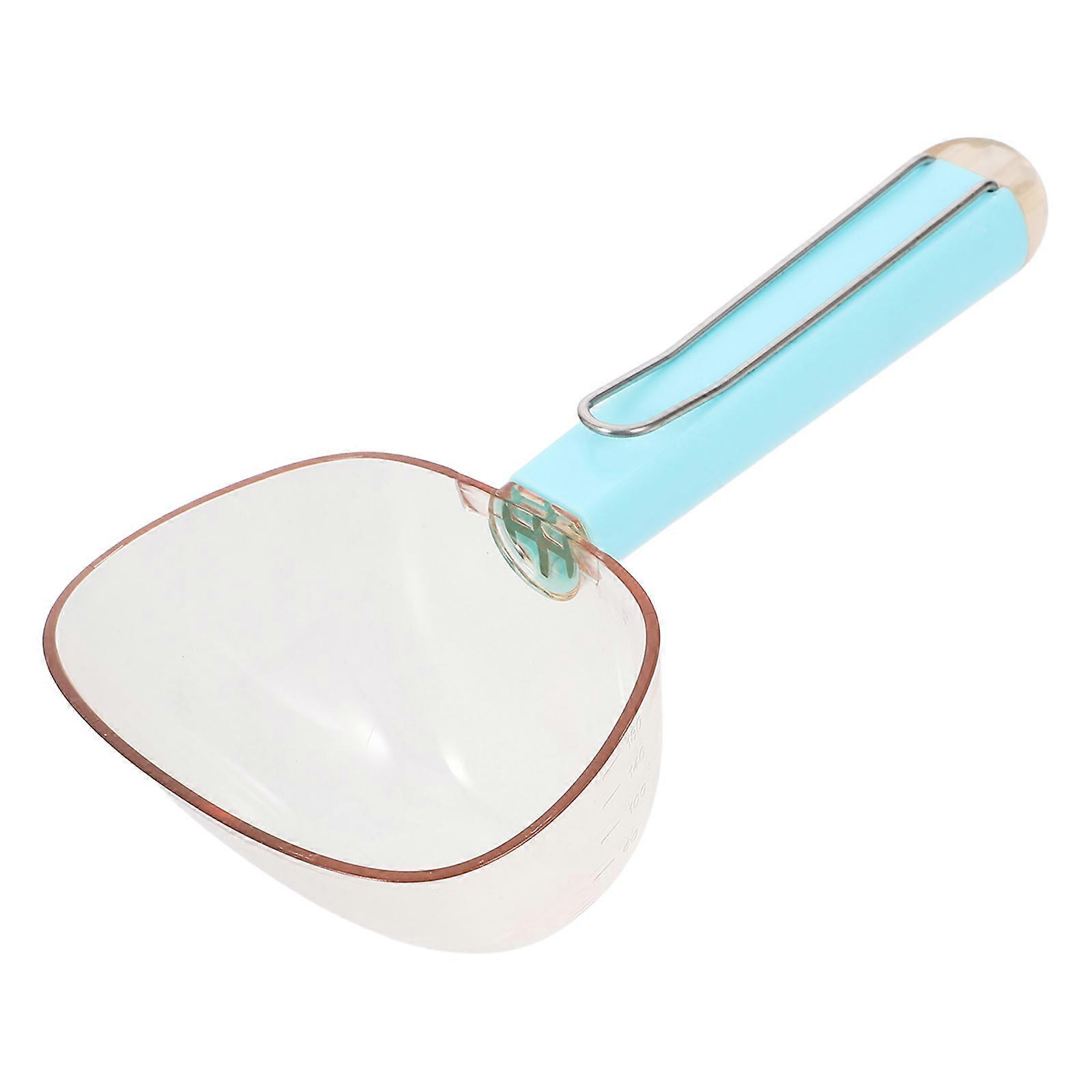 Pet Food Scoop with Clip and Precise Measurements 1 Set Suitable for Cat Dog Food Convenient Durable for Daily Use