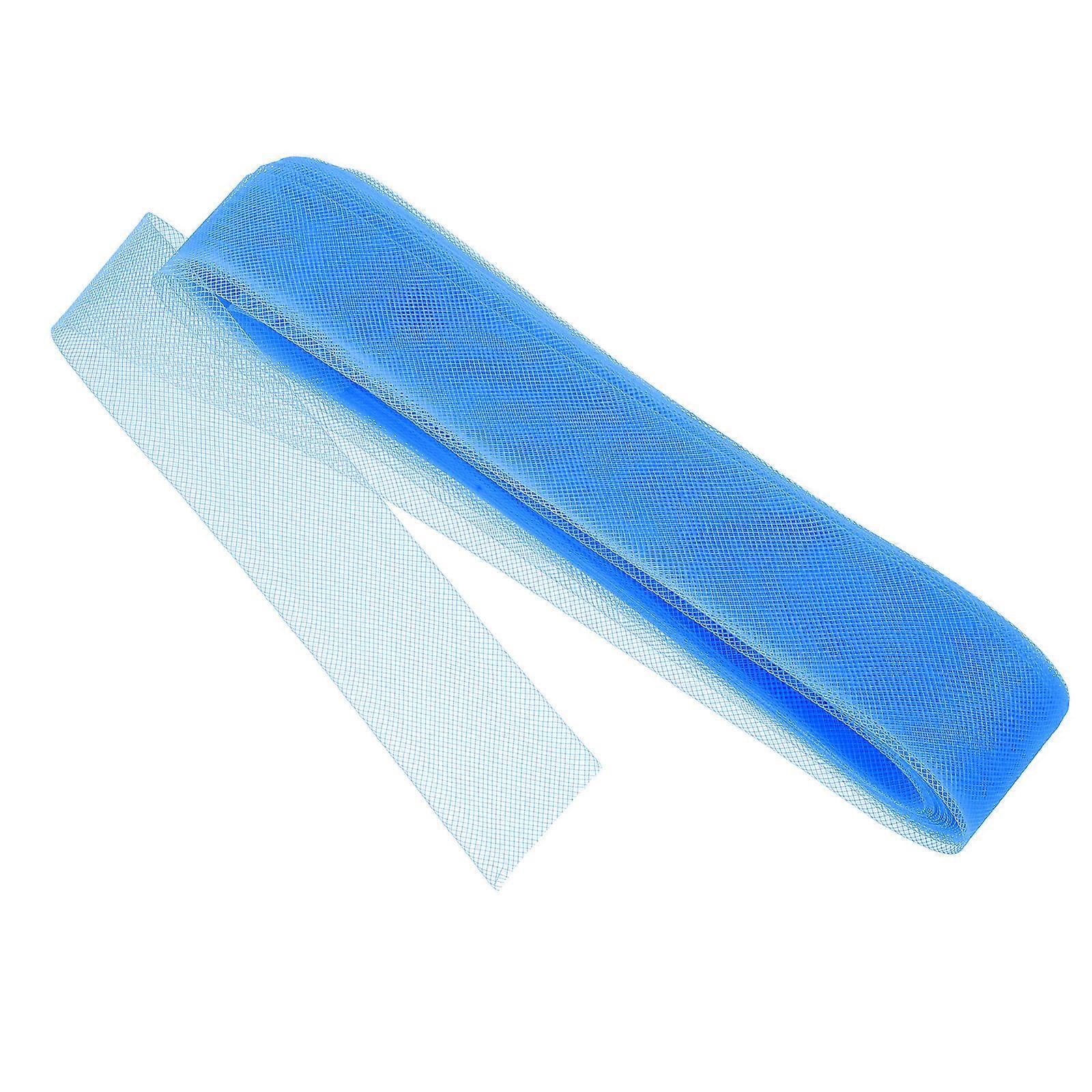 Braid Trim For Sewing Diy Crafts Accessories Blue 2000.00X4.00X0.10cm Elastic Mesh 1Pcs