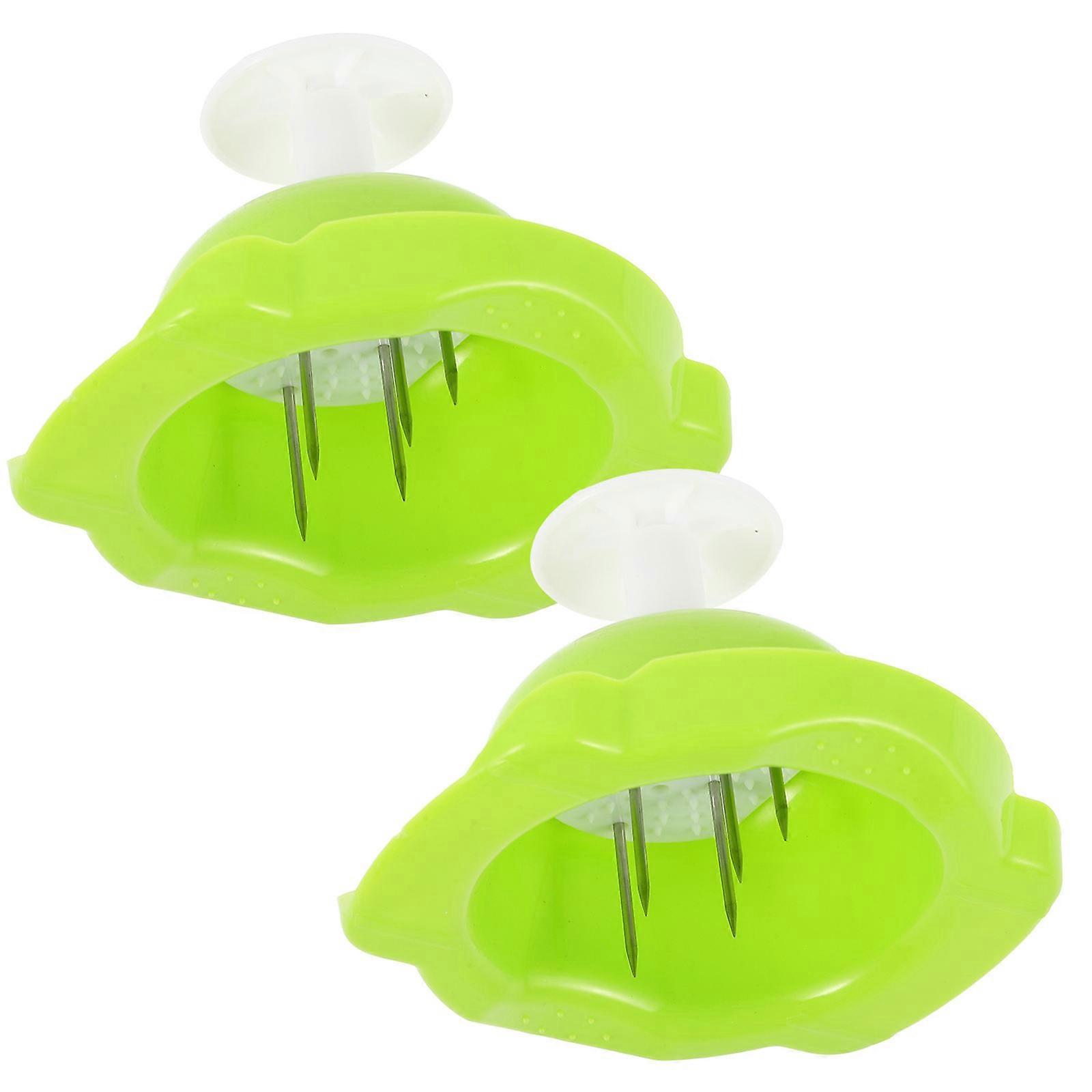 2PCS Food Safety Holder for Vegetables and Fruits in Green Color Lightweight and