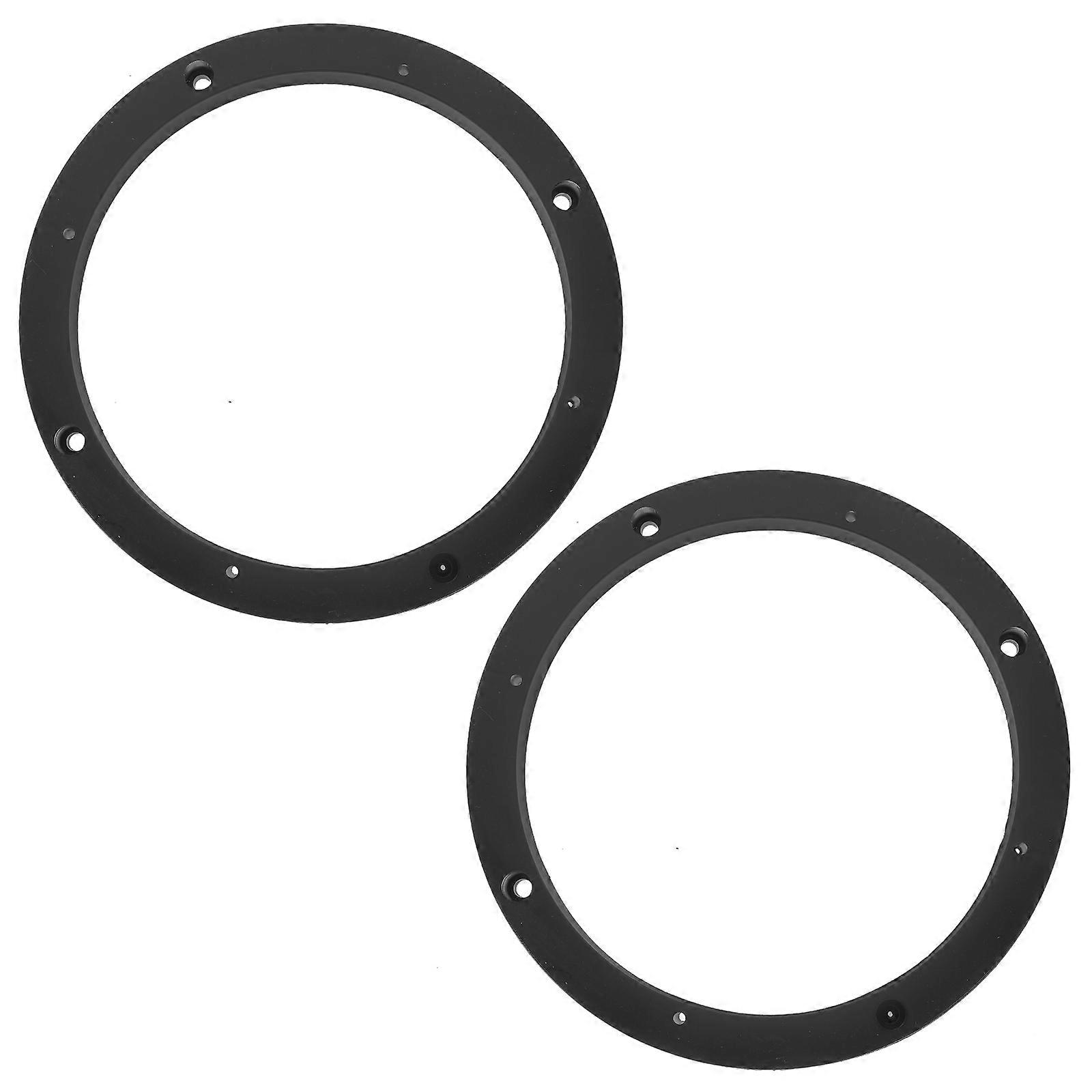Car Speaker Spacer Rings Mounting Adapters for Door Speakers Durable Easy Installation Universal Fit for Various Vehicle Models Upgraded Audio