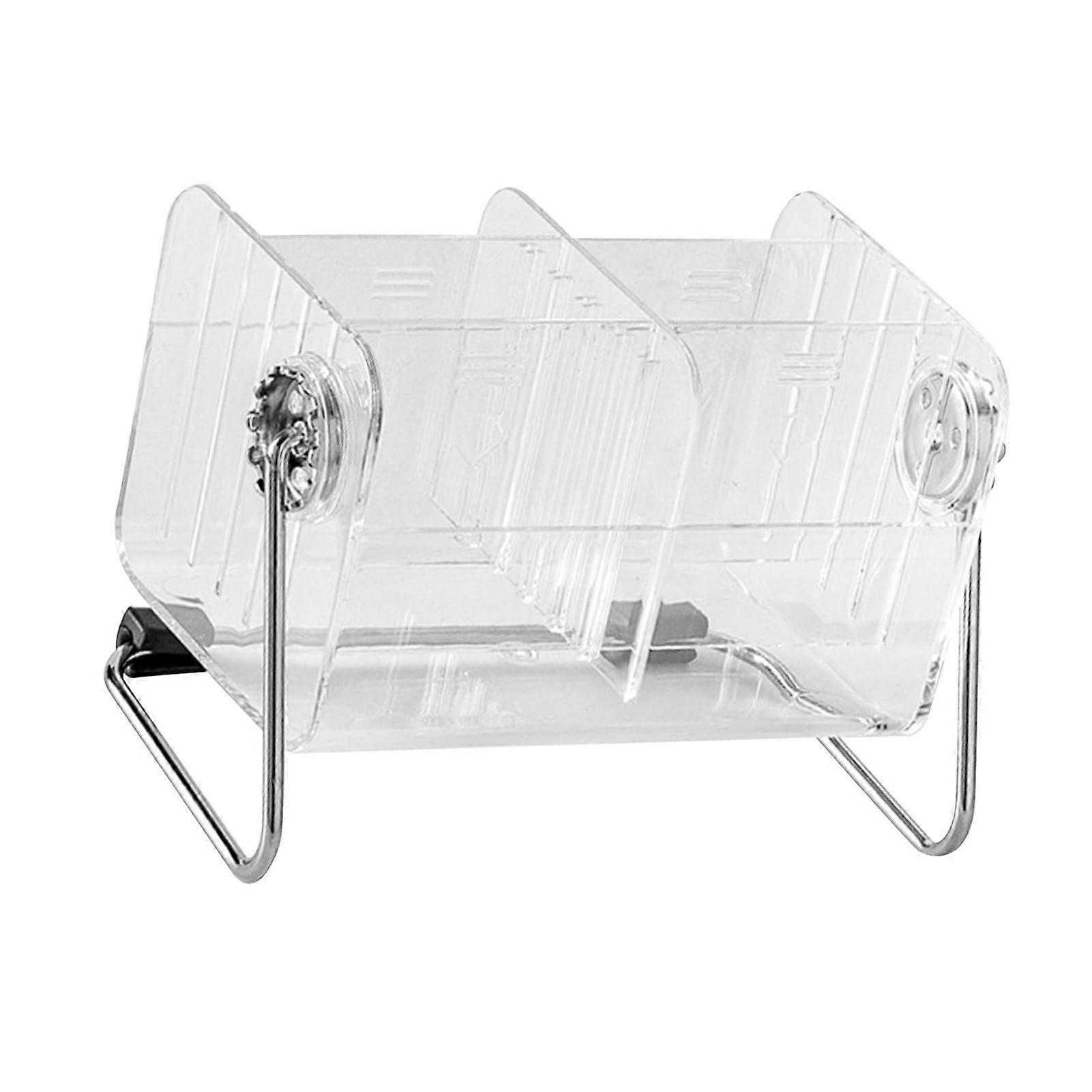 Acryl desk organizer, Rotating clear compartments with multiple sections, Ideal for home, office, desk drawer divider, school use