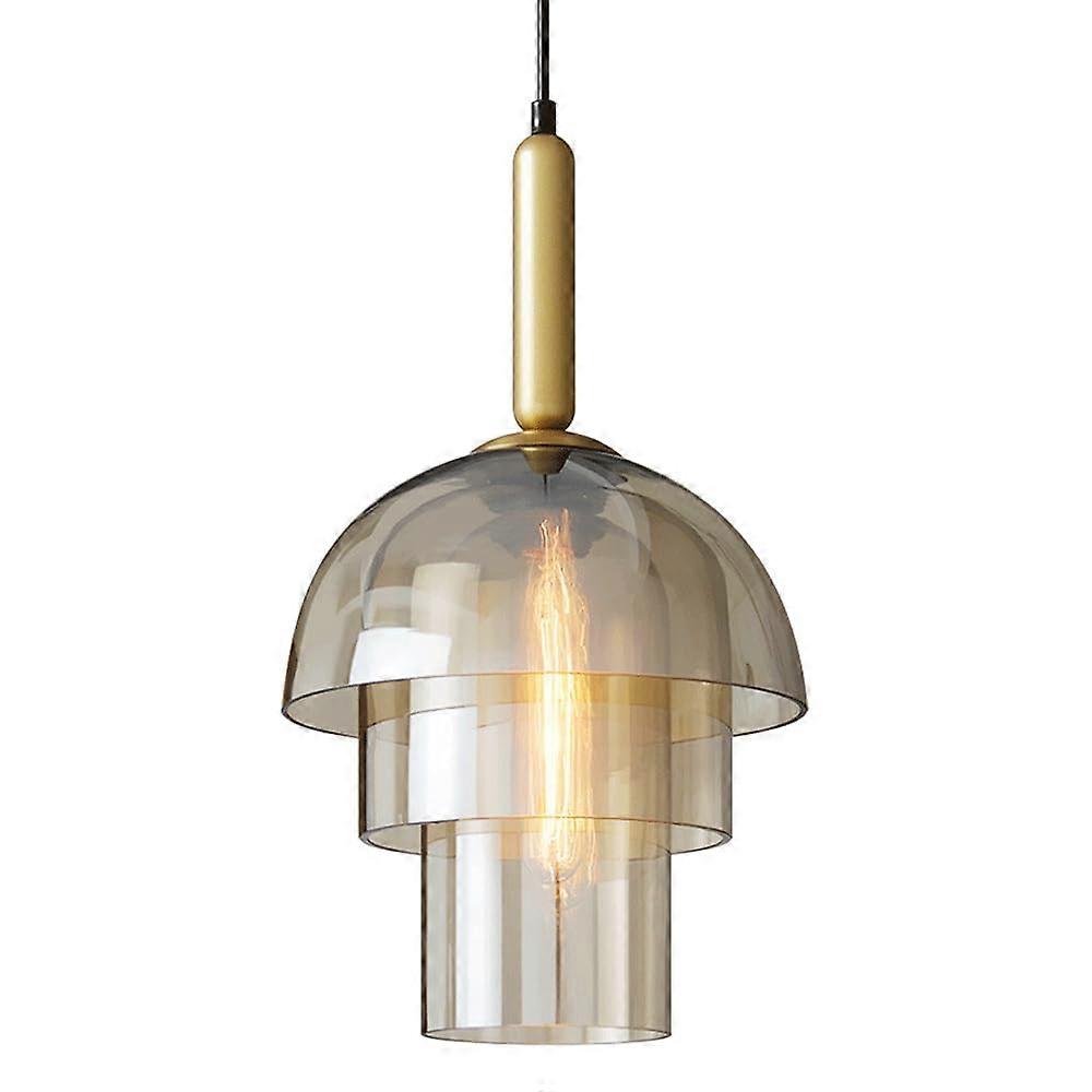 E27light sourceschandelier, multilayered glasspendant lamp, pendant light in American minimalist style