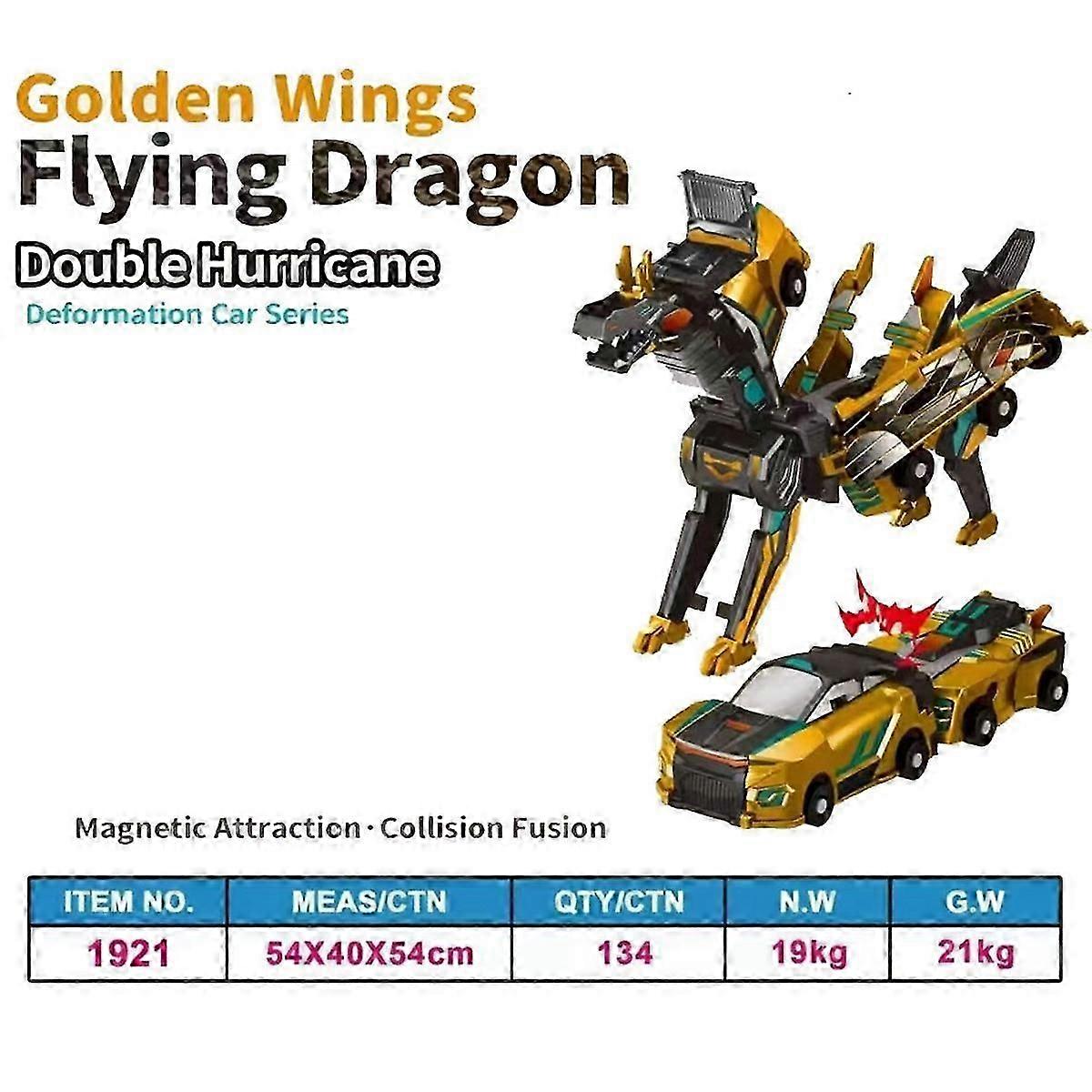 Magická transformace Super Kombinace Auto Hračka B