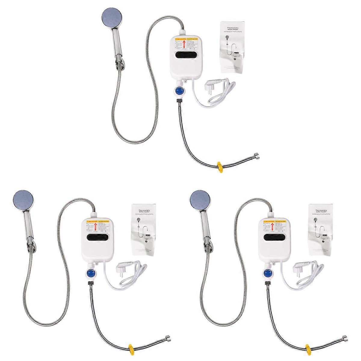 Instant Water Heater Shower 220V Bathroom Faucet 3500W EU Plug