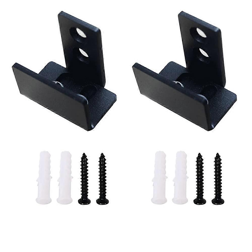 Sliding Door Floor Guide Set of 2 Adjustable Runners for Multistyle Sliding Door Tracks, Durable Floor Fitting, Easy Installation